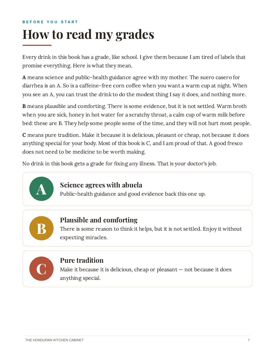 Page 7: How to read my grades